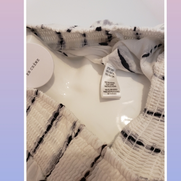 💣En Creme Tye Dye Crop top💣 - Picture 4 of 5